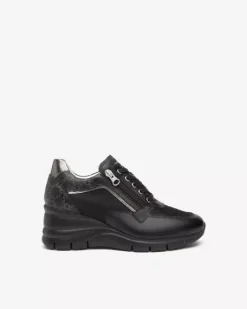 Sneakers Donna in Pelle, Tela e Materiale Tecnico