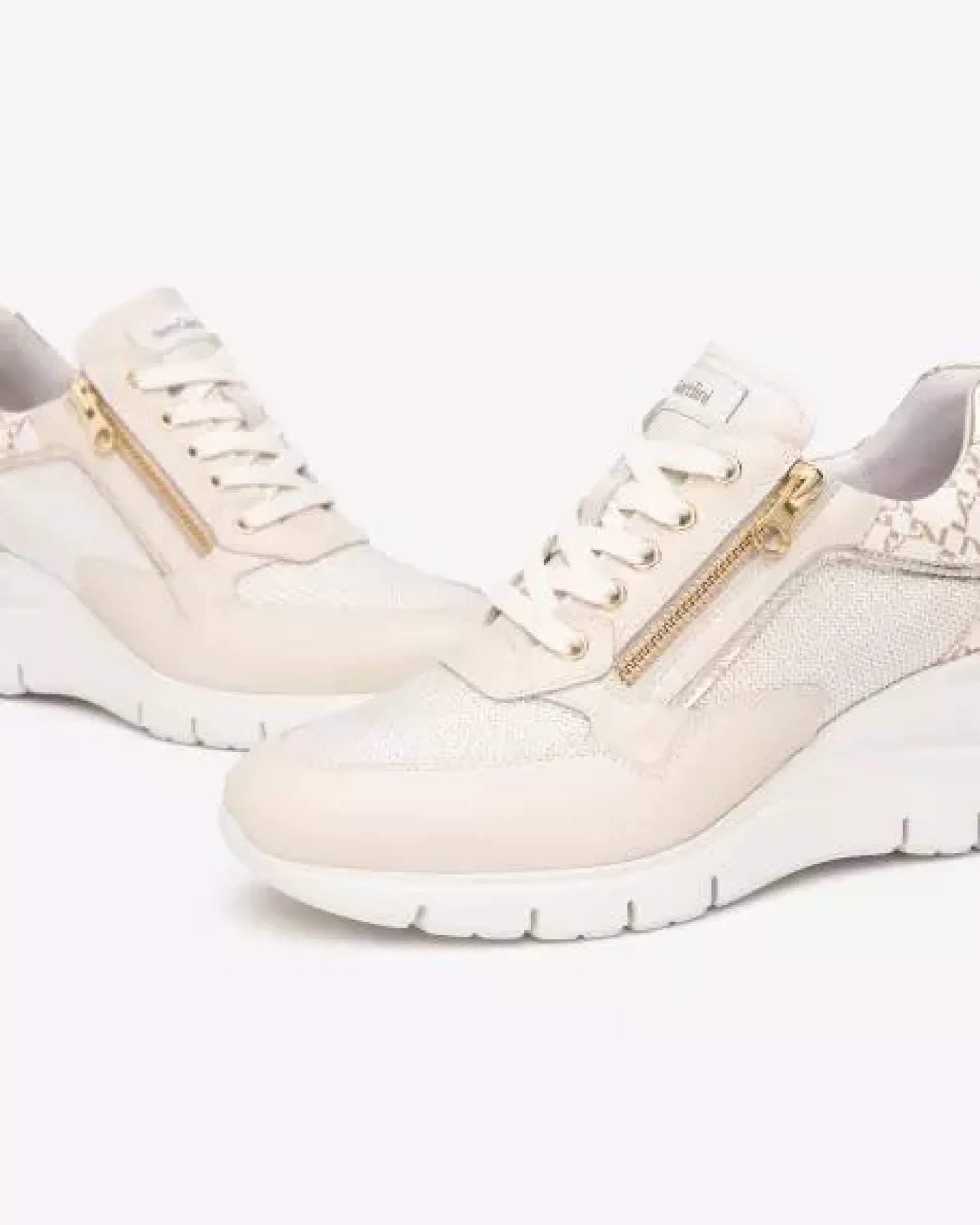 Sneakers Donna in Pelle, Tela e Materiale Tecnico