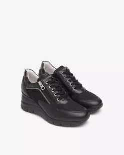 Sneakers Donna in Pelle, Tela e Materiale Tecnico