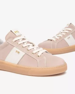 Sneakers Donna in Suede e Pelle