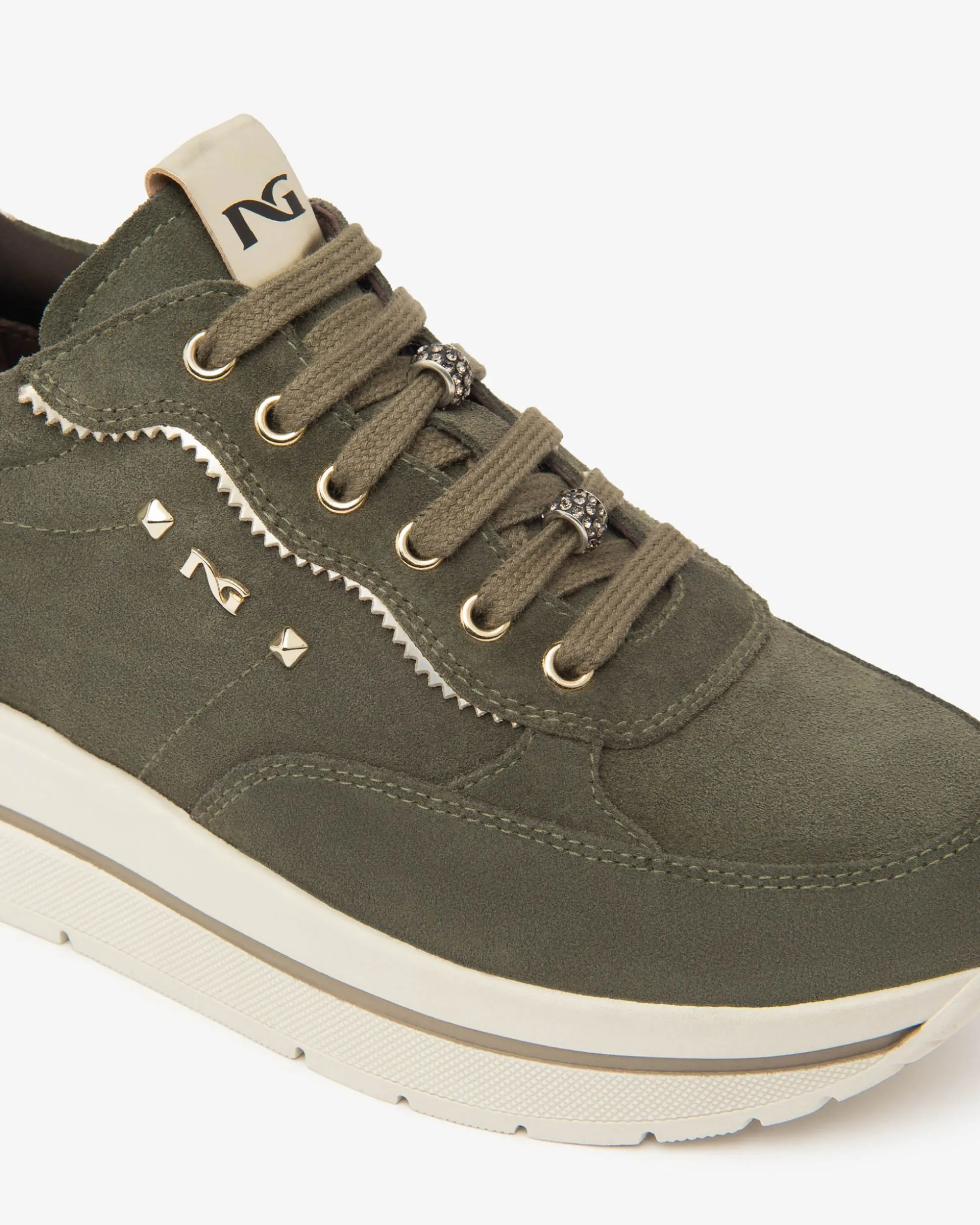 Sneakers Donna in Suede e Materiale Tecnico