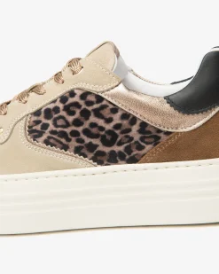 Sneakers Donna in Suede, Pelle e Materiale Tecnico