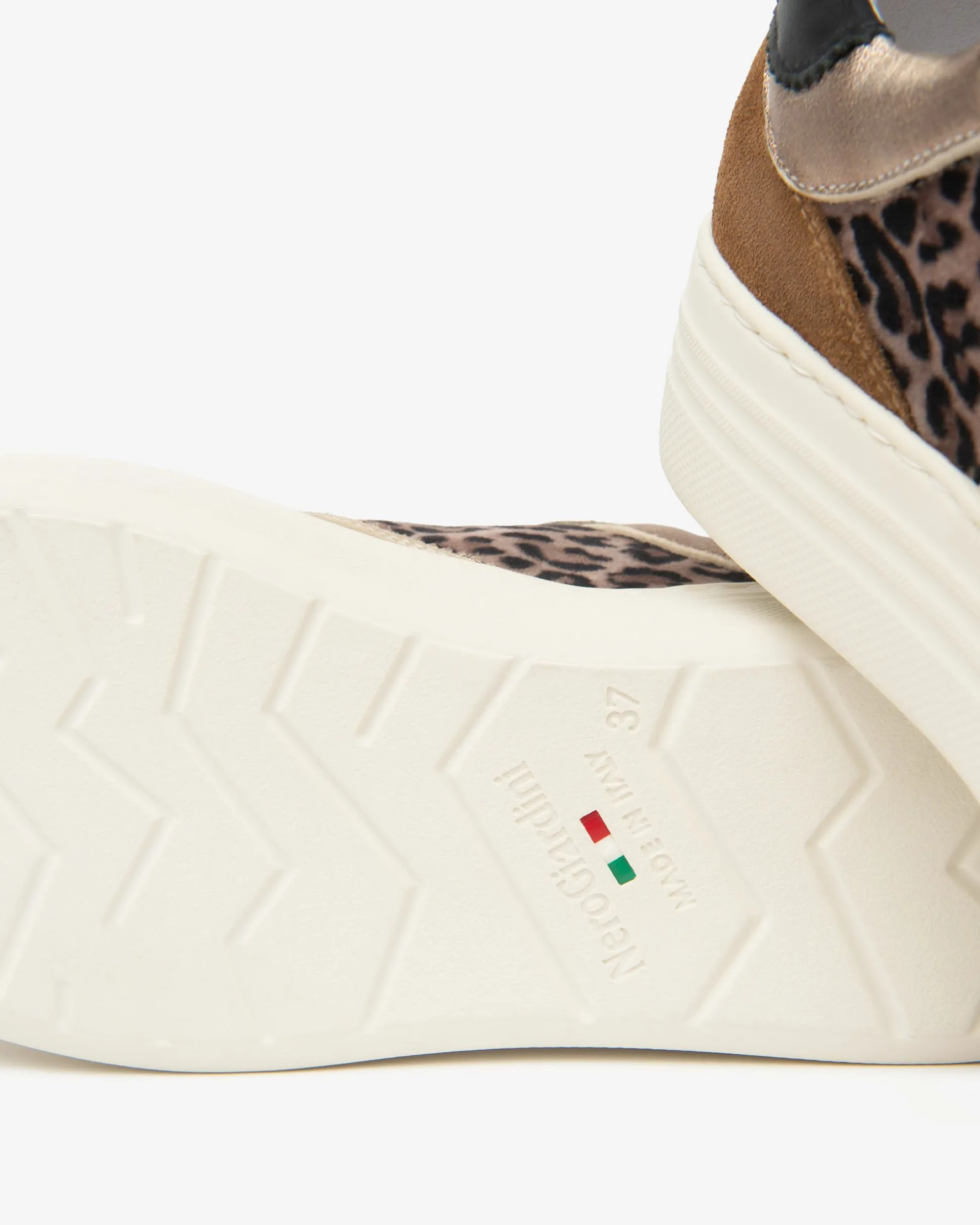 Sneakers Donna in Suede, Pelle e Materiale Tecnico