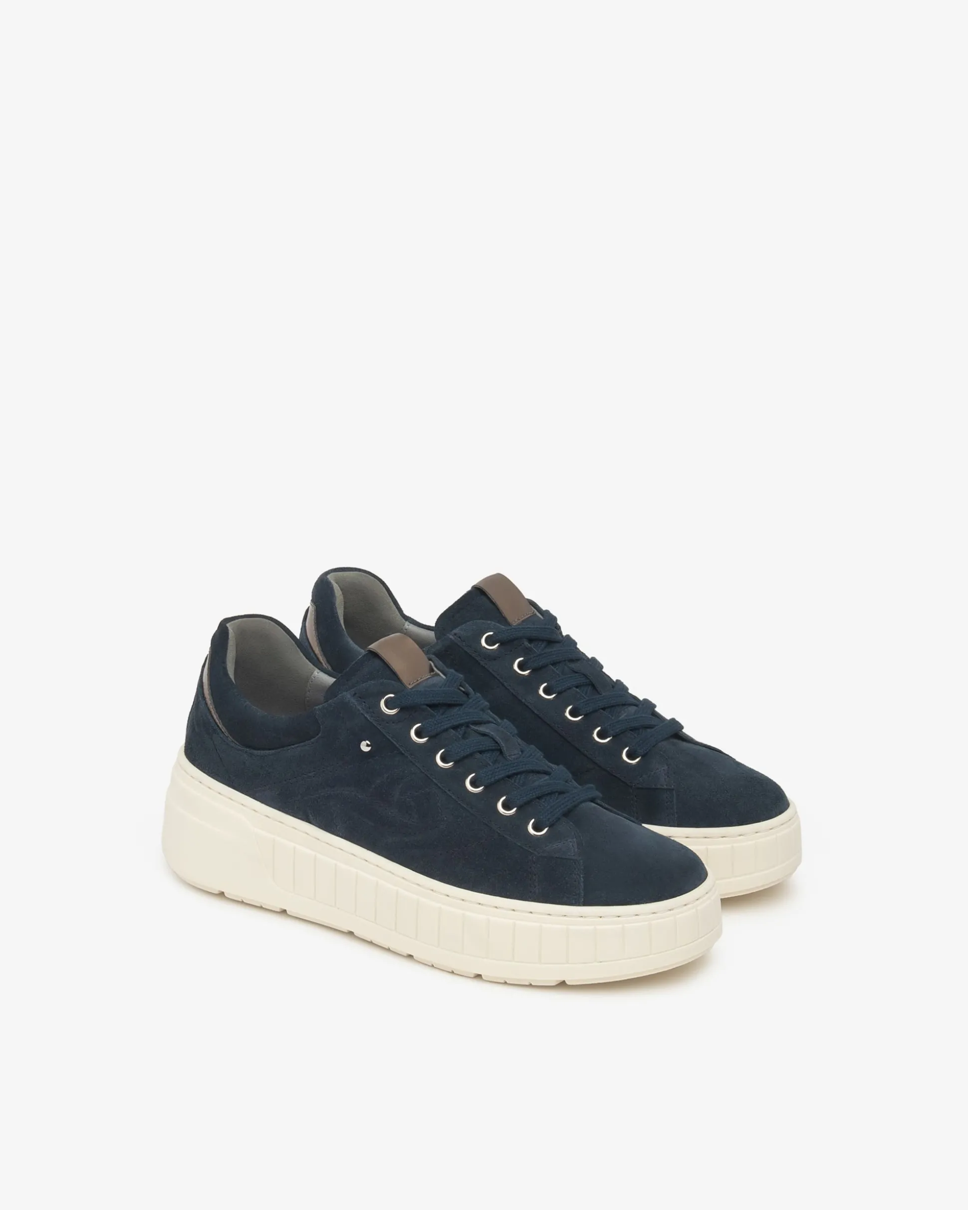 Sneakers Donna in Suede, Pelle e Materiale Tecnico