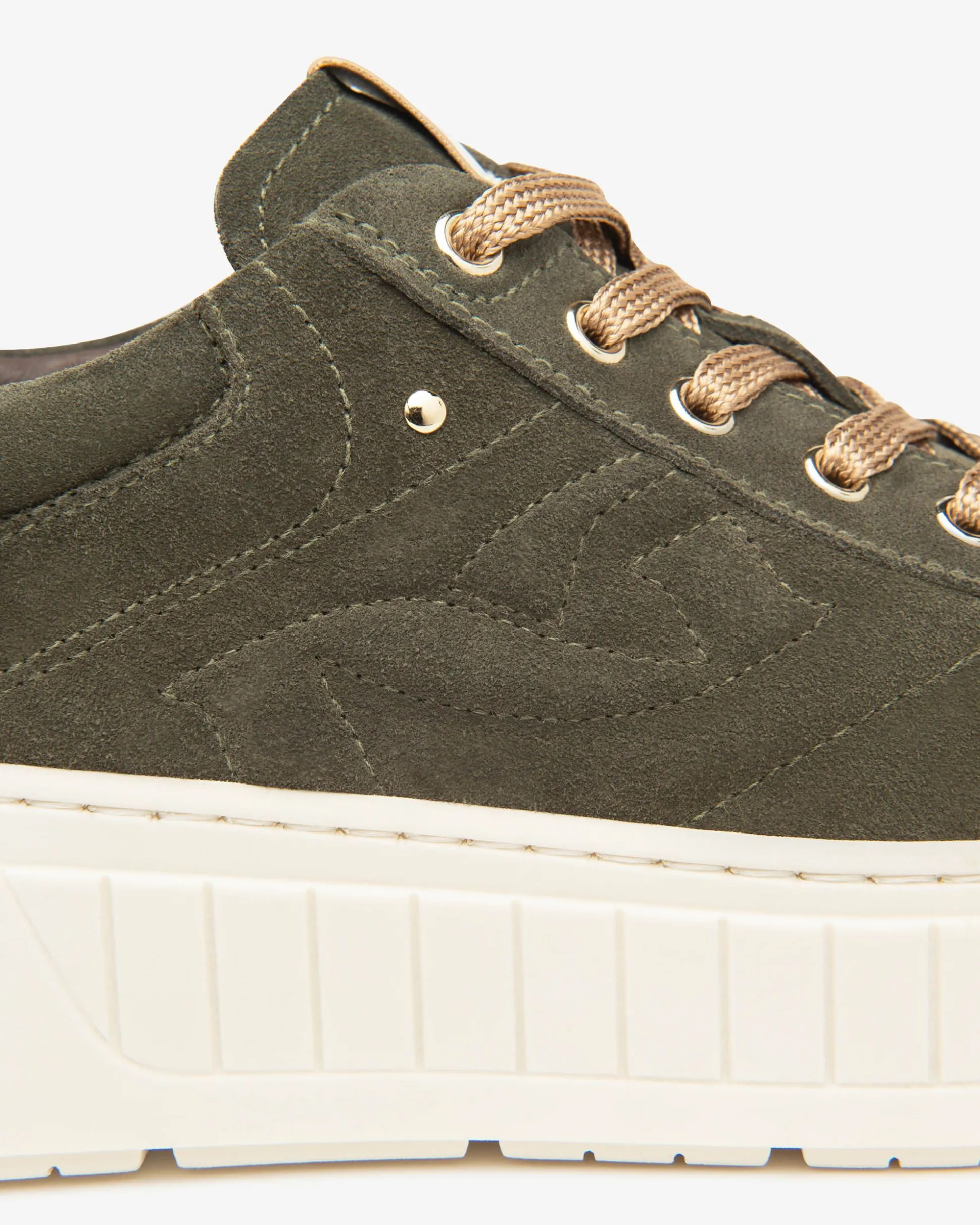 Sneakers Donna in Suede, Pelle e Materiale Tecnico
