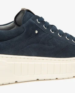 Sneakers Donna in Suede, Pelle e Materiale Tecnico