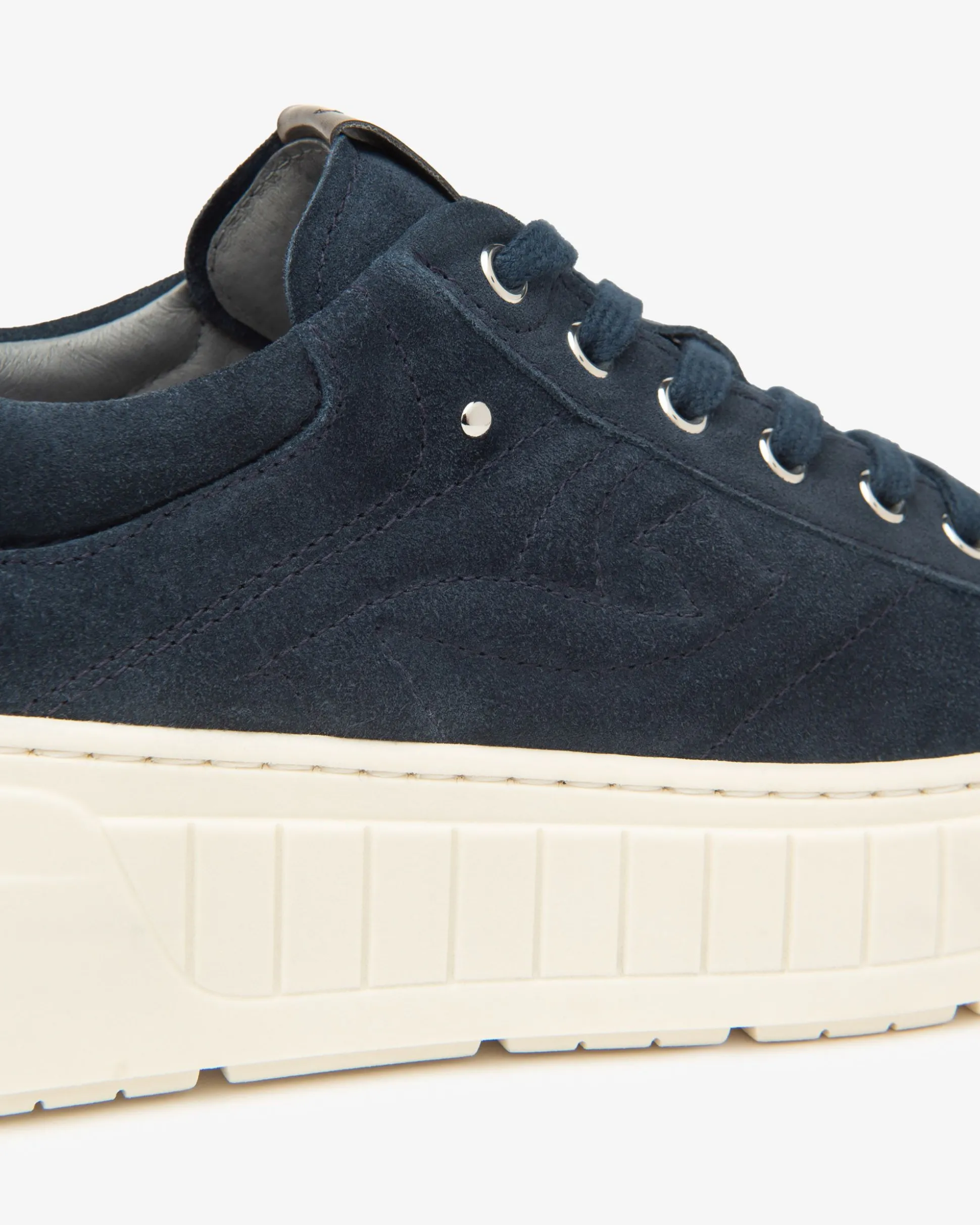 Sneakers Donna in Suede, Pelle e Materiale Tecnico