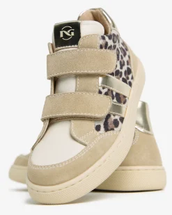 Sneakers Junior da Bambina in Camoscio, Pelle e Materiale Tecnico