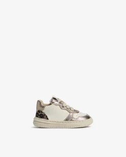 Sneakers Junior da Bambina in Pelle e Materiale Tecnico