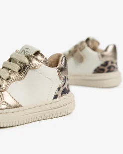 Sneakers Junior da Bambina in Pelle e Materiale Tecnico
