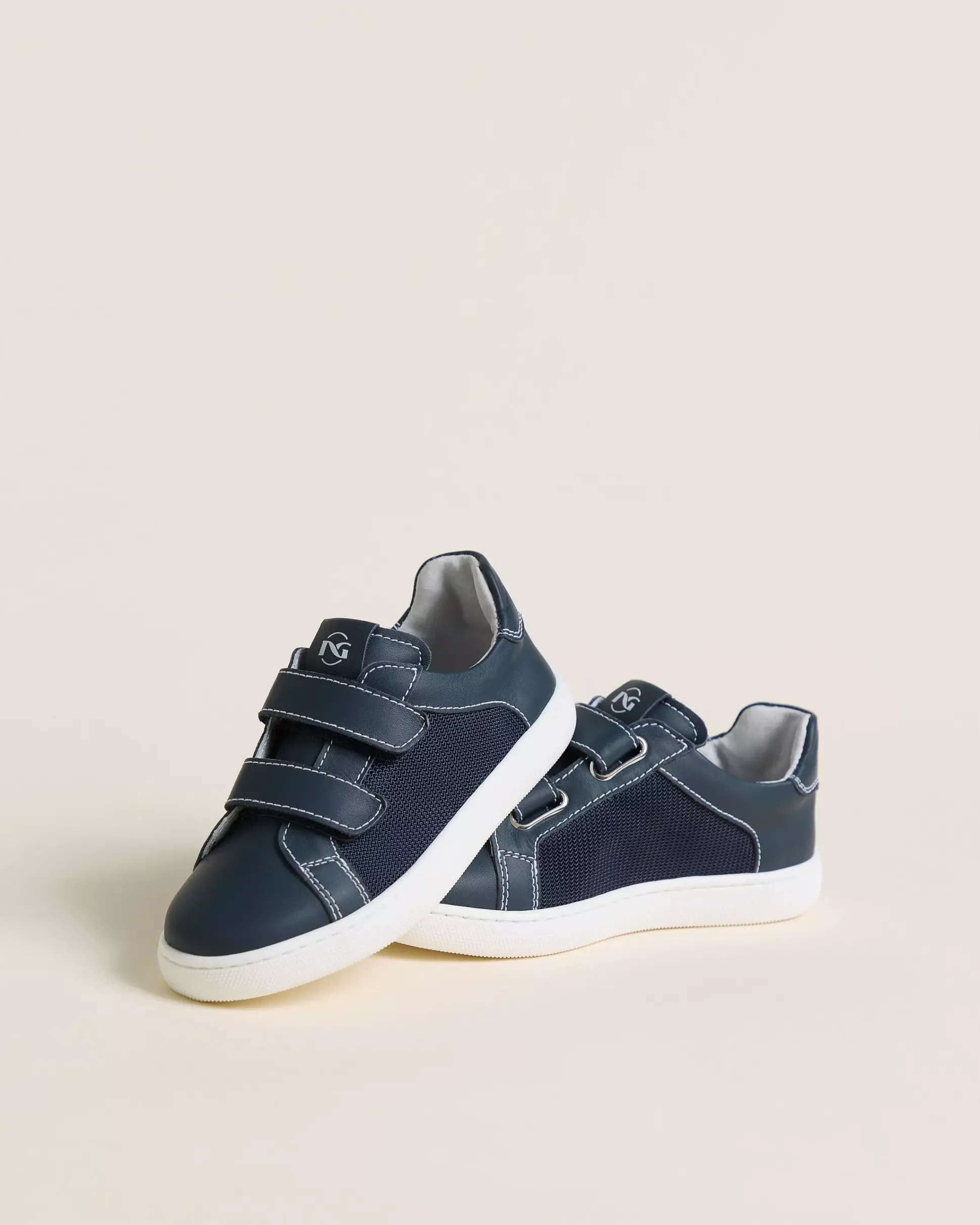 Sneakers Junior da Bambino in Pelle e Tela