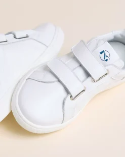 Sneakers Junior da Bambino in Pelle e Tela