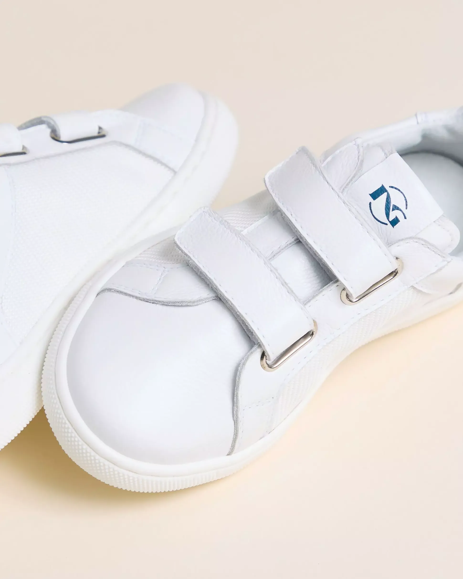 Sneakers Junior da Bambino in Pelle e Tela