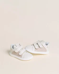 Sneakers Junior da Bambino in Pelle e Tela