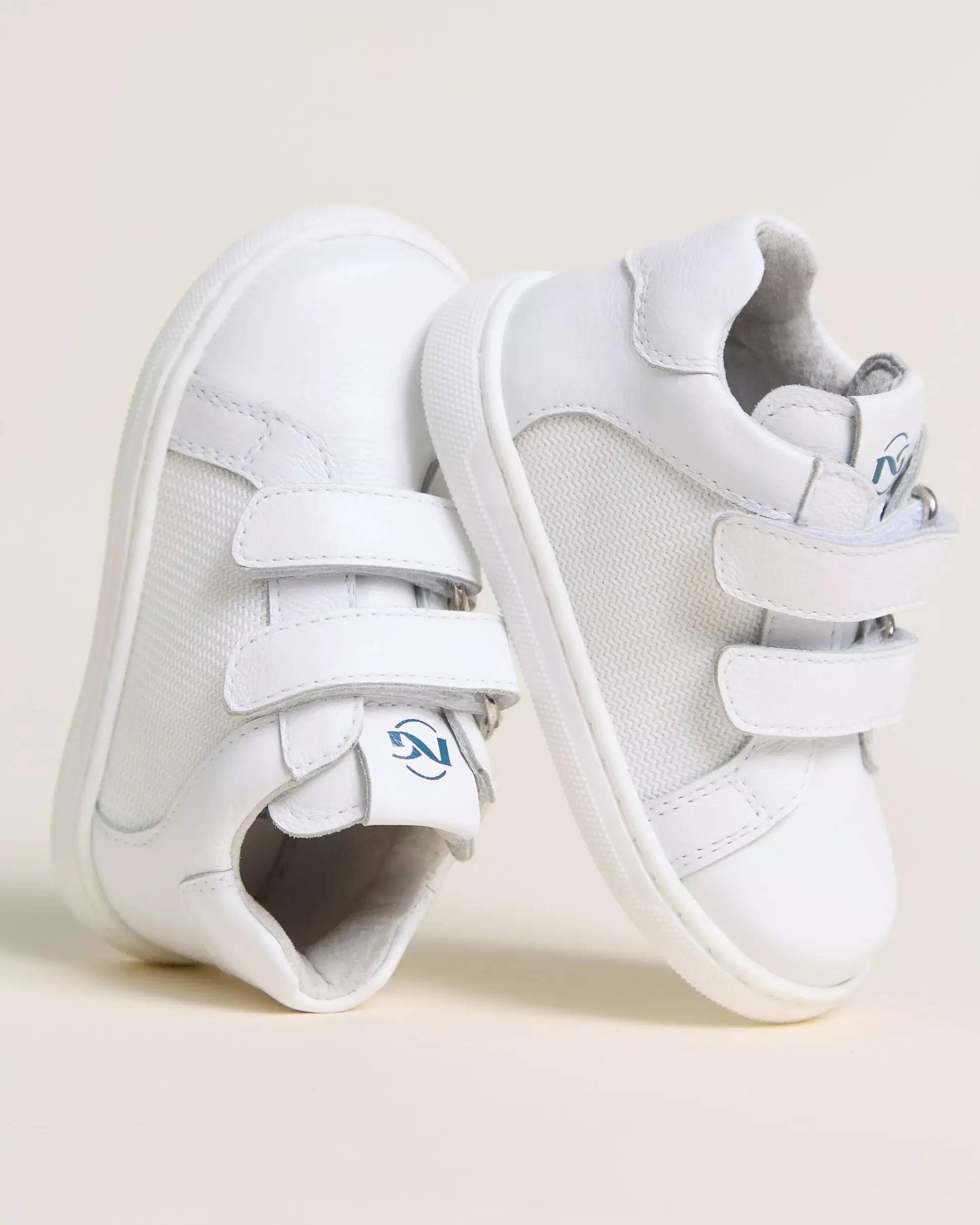 Sneakers Junior da Bambino in Pelle e Tela