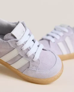 Sneakers Junior da Bambina in Camoscio e Pelle