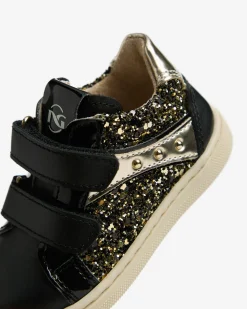 Sneakers Junior da Bambina in Materiale Tecnico e Pelle