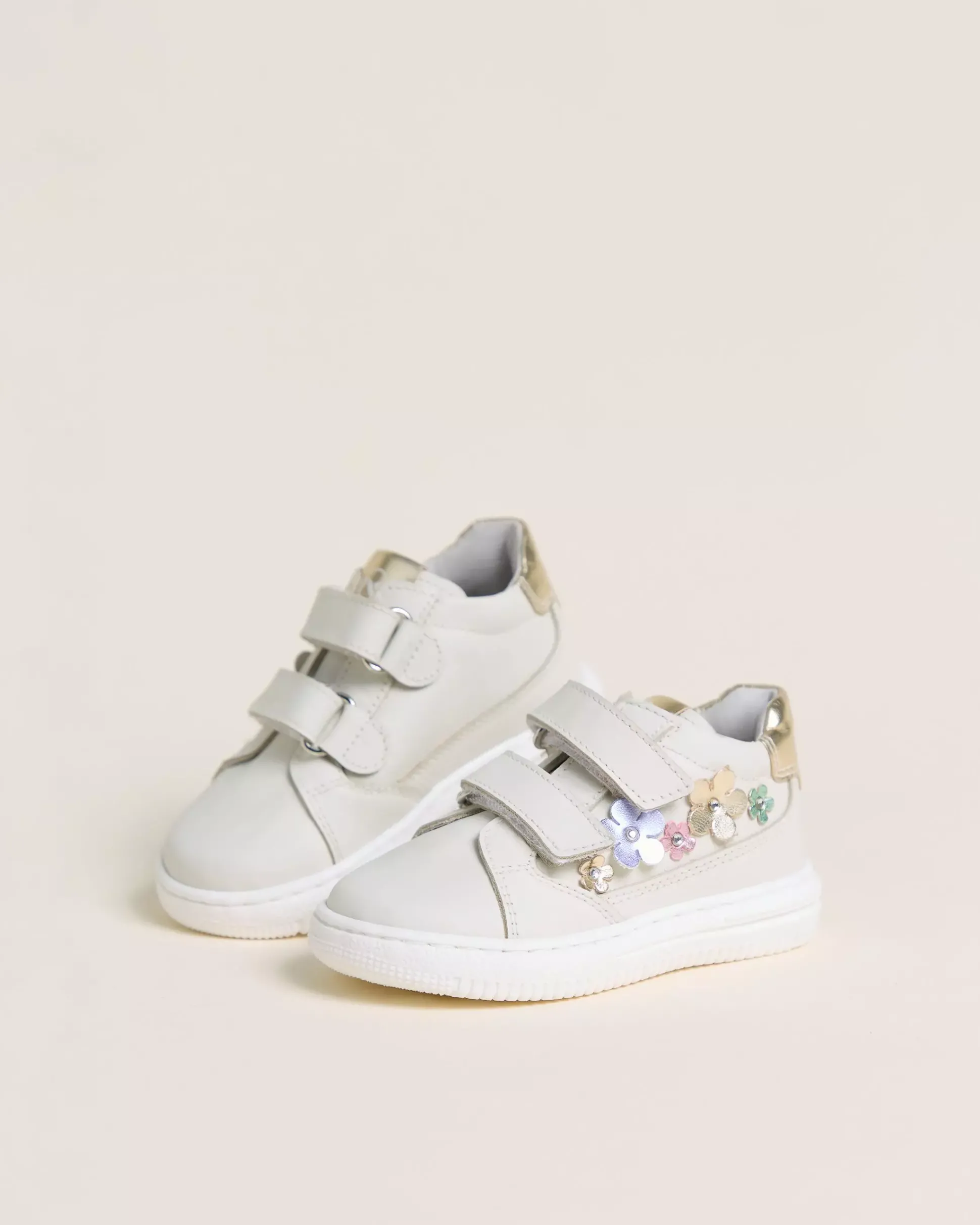 Sneakers Junior da Bambina in Pelle e Materiale Tecnico