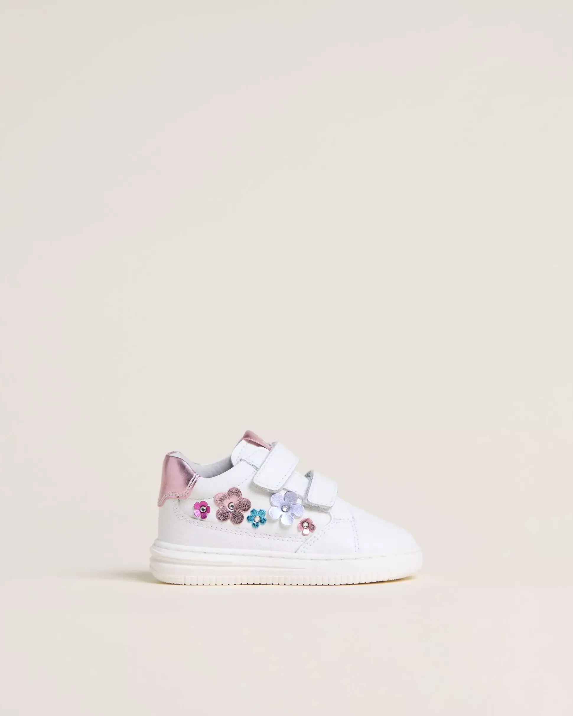 Sneakers Junior da Bambina in Pelle e Materiale Tecnico