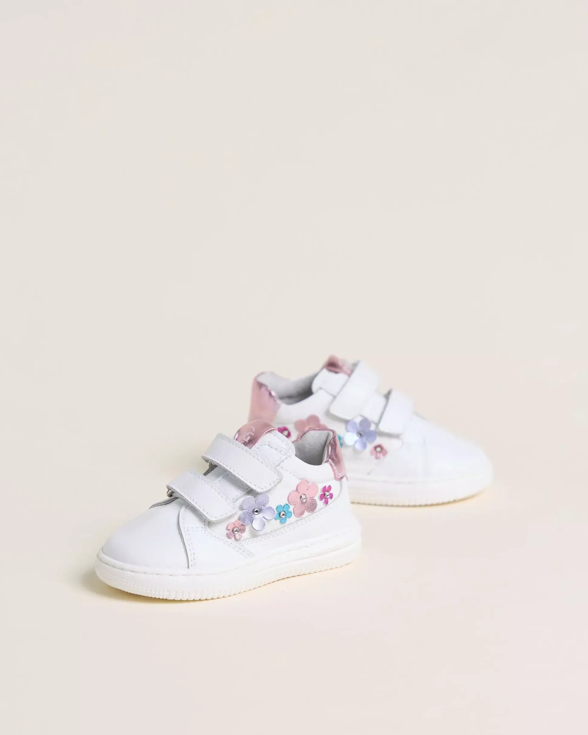Sneakers Junior da Bambina in Pelle e Materiale Tecnico