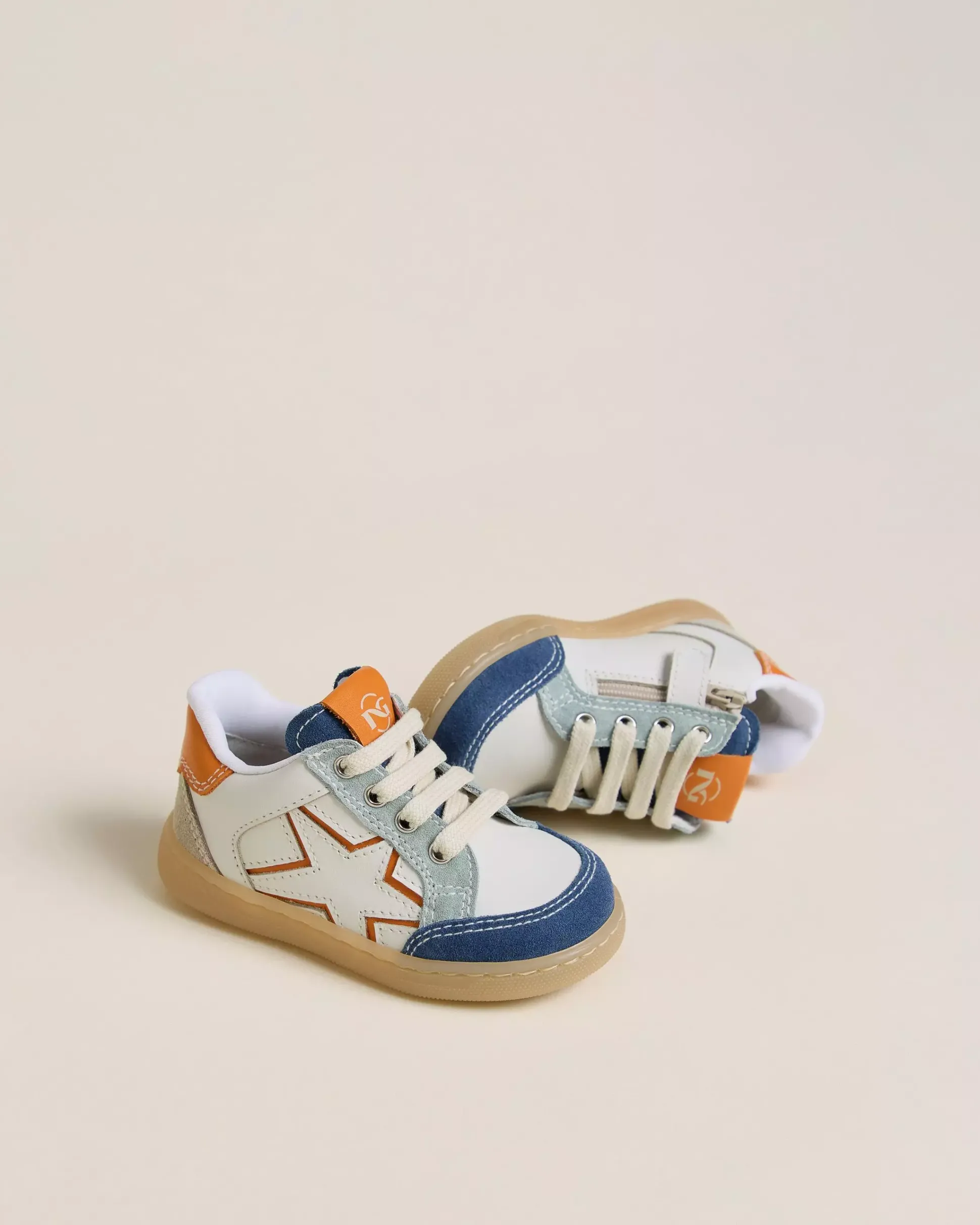 Sneakers Junior da Bambino in Camoscio e Pelle