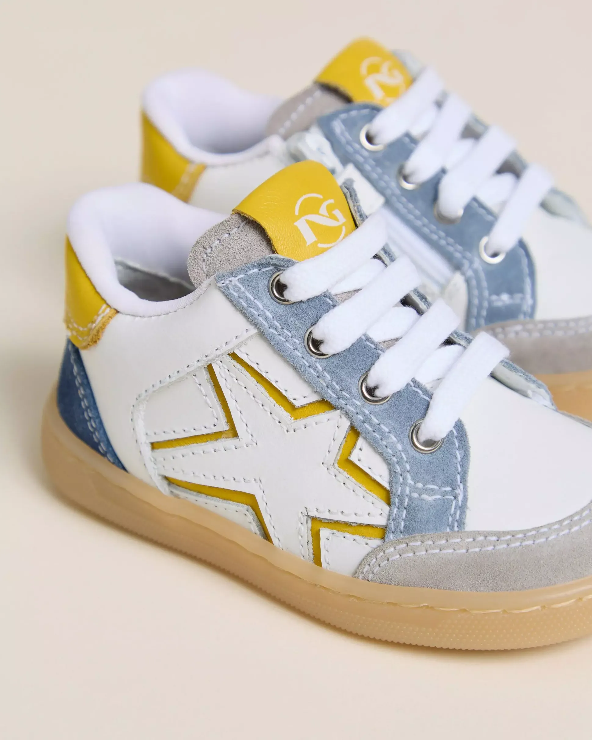 Sneakers Junior da Bambino in Camoscio e Pelle