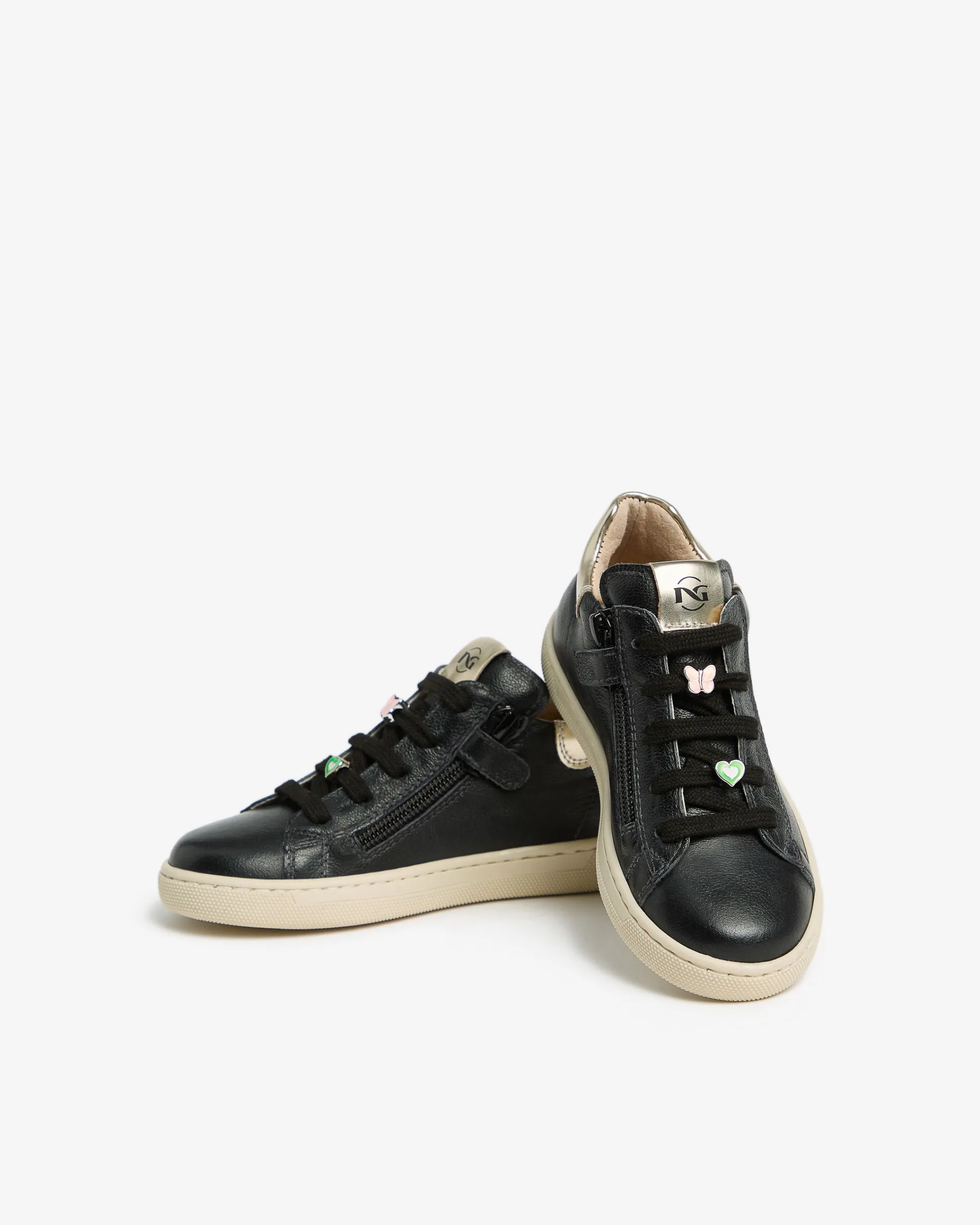 Sneakers Junior da Bambina in Pelle e Materiale Tecnico
