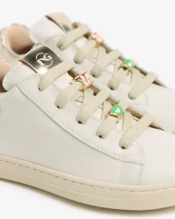 Sneakers Junior da Bambina in Pelle e Materiale Tecnico