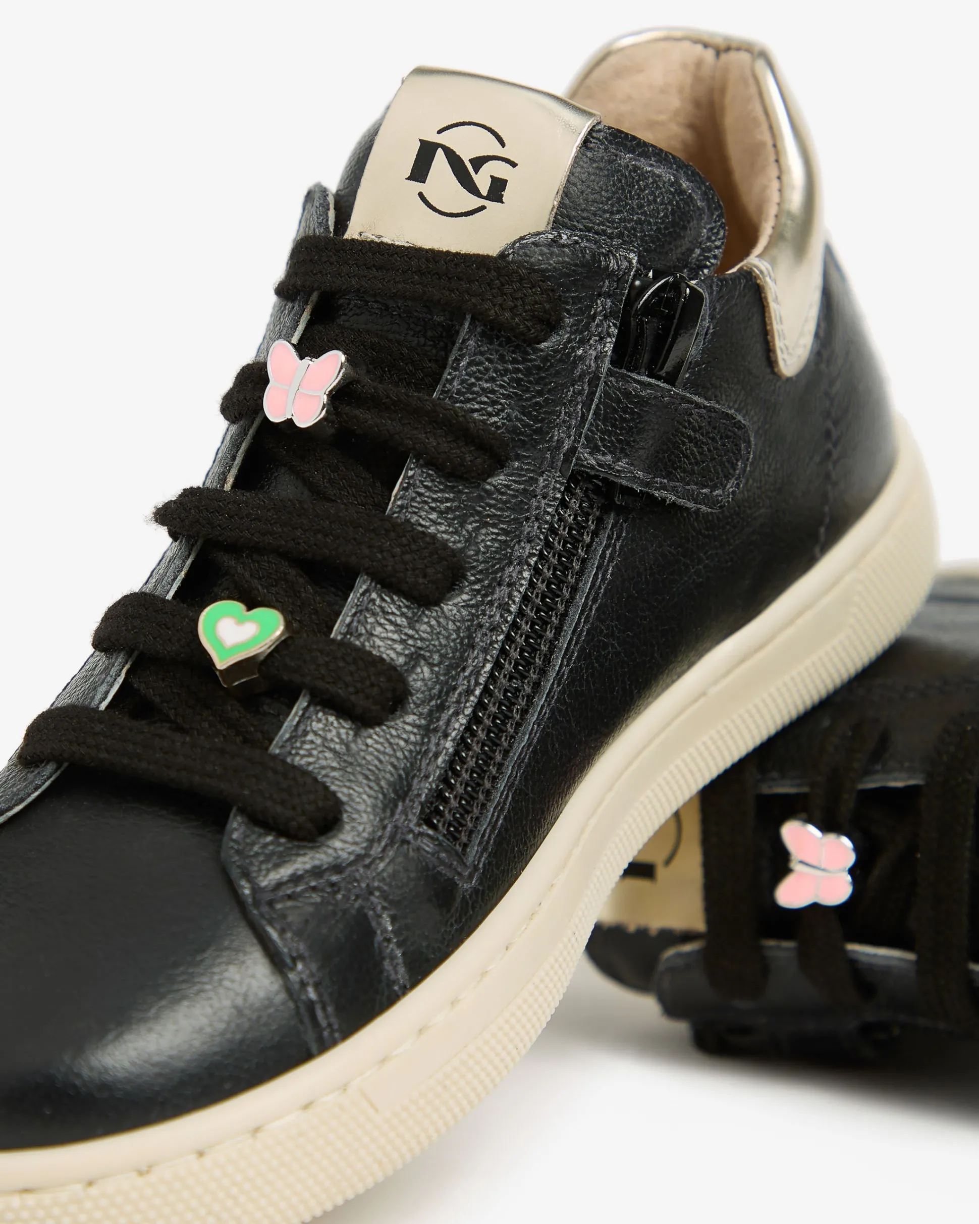 Sneakers Junior da Bambina in Pelle e Materiale Tecnico