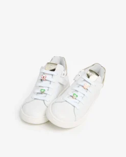 Sneakers Junior da Bambina in Pelle e Materiale Tecnico