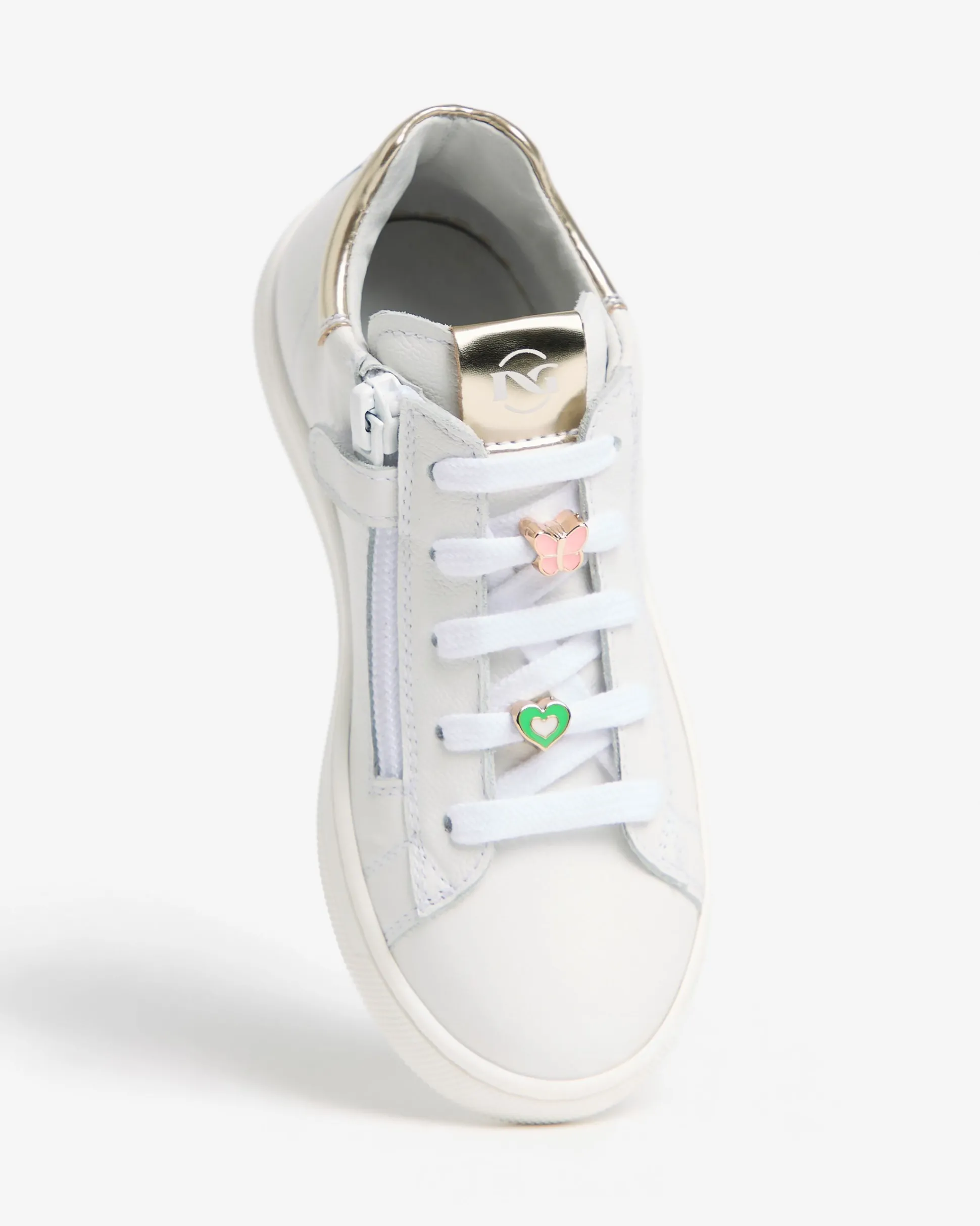 Sneakers Junior da Bambina in Pelle e Materiale Tecnico