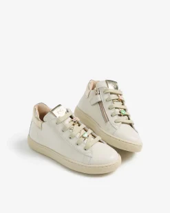 Sneakers Junior da Bambina in Pelle e Materiale Tecnico
