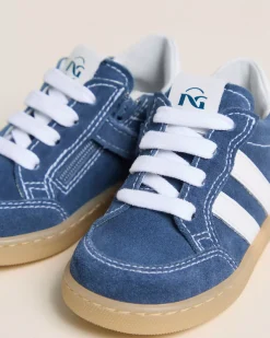Sneakers Junior da Bambino in Camoscio e Pelle