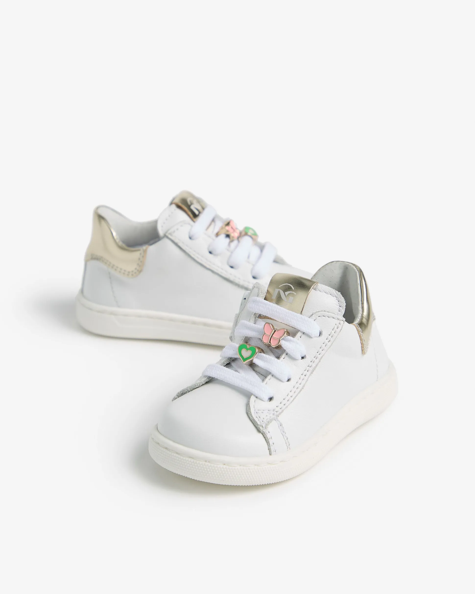 Sneakers Junior da Bambina in Pelle e Materiale Tecnico