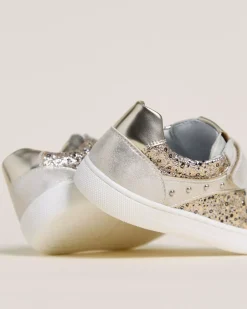 Sneakers Junior da Bambina in Materiale Tecnico e Tessuto