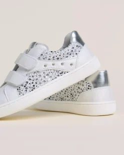 Sneakers Junior da Bambina in Materiale Tecnico e Tessuto