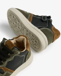Sneakers Junior da Bambino in Pelle e Camoscio