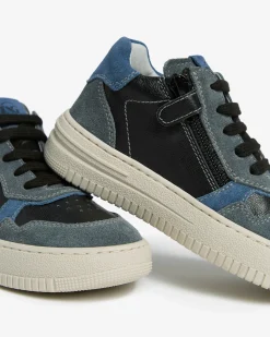 Sneakers Junior da Bambino in Pelle e Camoscio