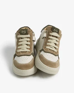 Sneakers Junior da Bambino in Pelle e Camoscio