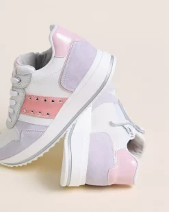 Sneakers Teen da Ragazza in Pelle, Camoscio e Materiale Tecnico