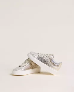 Sneakers Teen da Ragazza in Materiale Tecnico e Tessuto