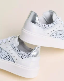 Sneakers Teen da Ragazza in Materiale Tecnico e Tessuto