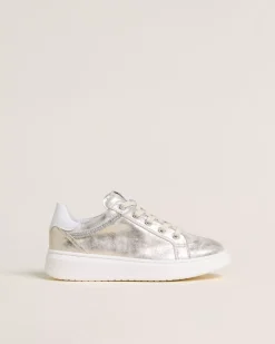 Sneakers Teen da Ragazza in Materiale Tecnico e  Pelle