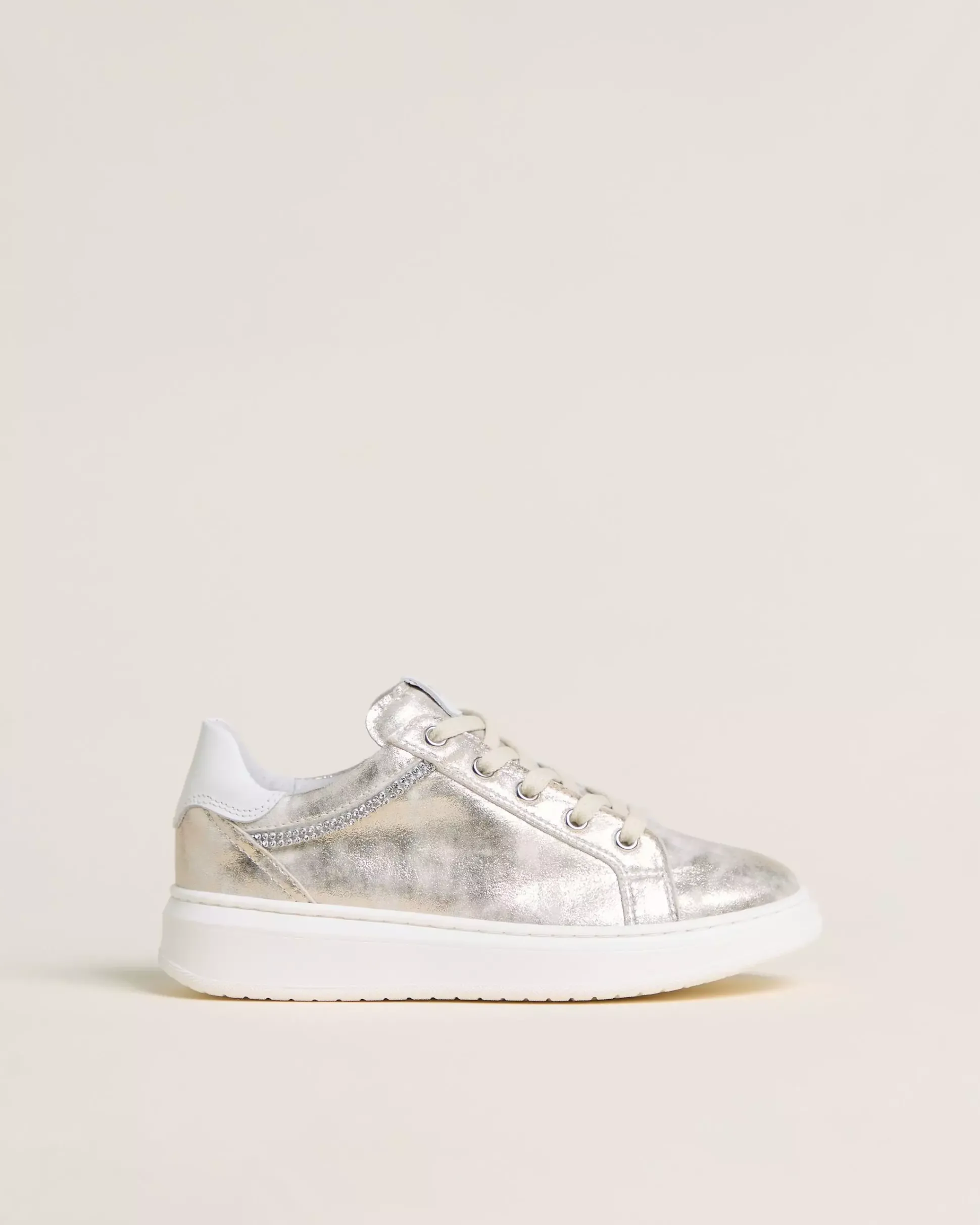 Sneakers Teen da Ragazza in Materiale Tecnico e Pelle