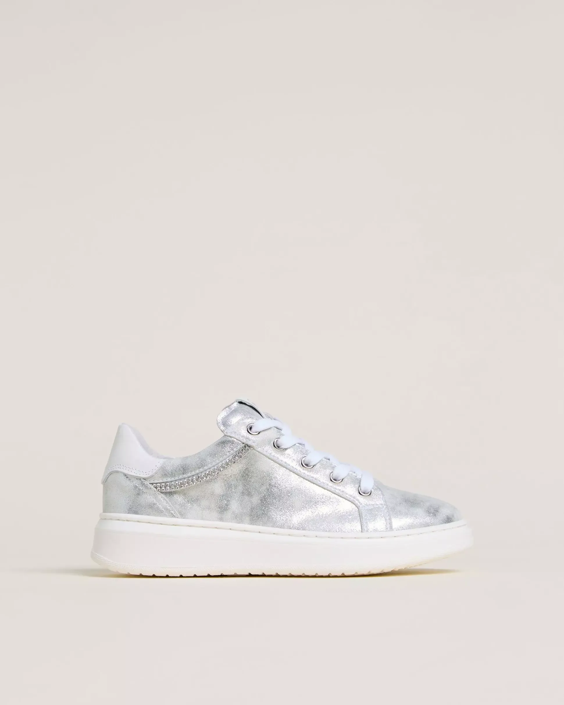 Sneakers Teen da Ragazza in Materiale Tecnico e Pelle