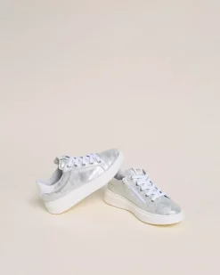 Sneakers Teen da Ragazza in Materiale Tecnico e Pelle