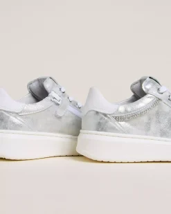 Sneakers Teen da Ragazza in Materiale Tecnico e Pelle