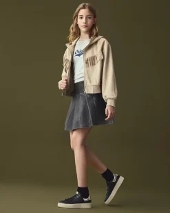 Sneakers Teen da Ragazza in Pelle e Materiale Tecnico