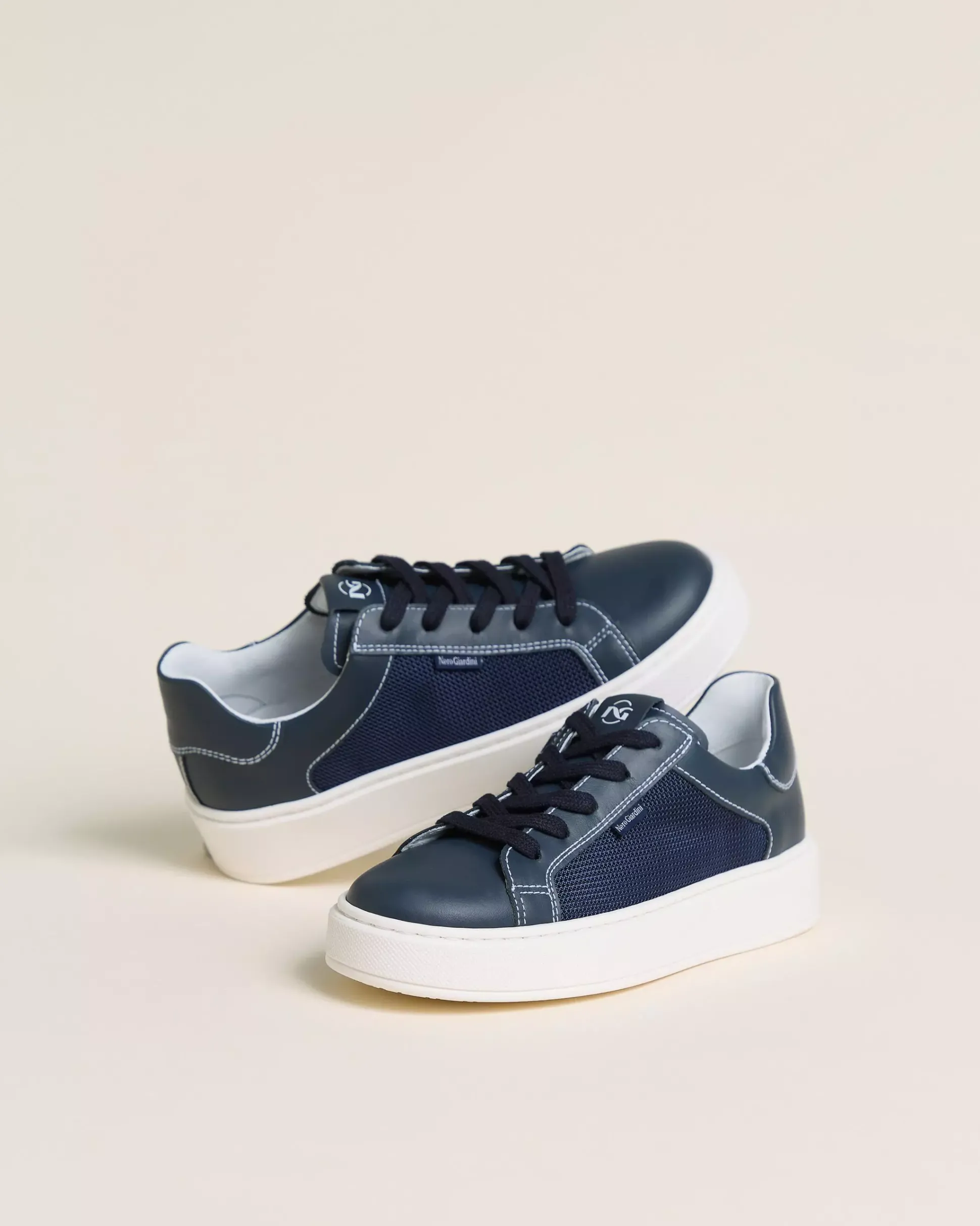Sneakers Teen da Ragazzo in Pelle e Tela