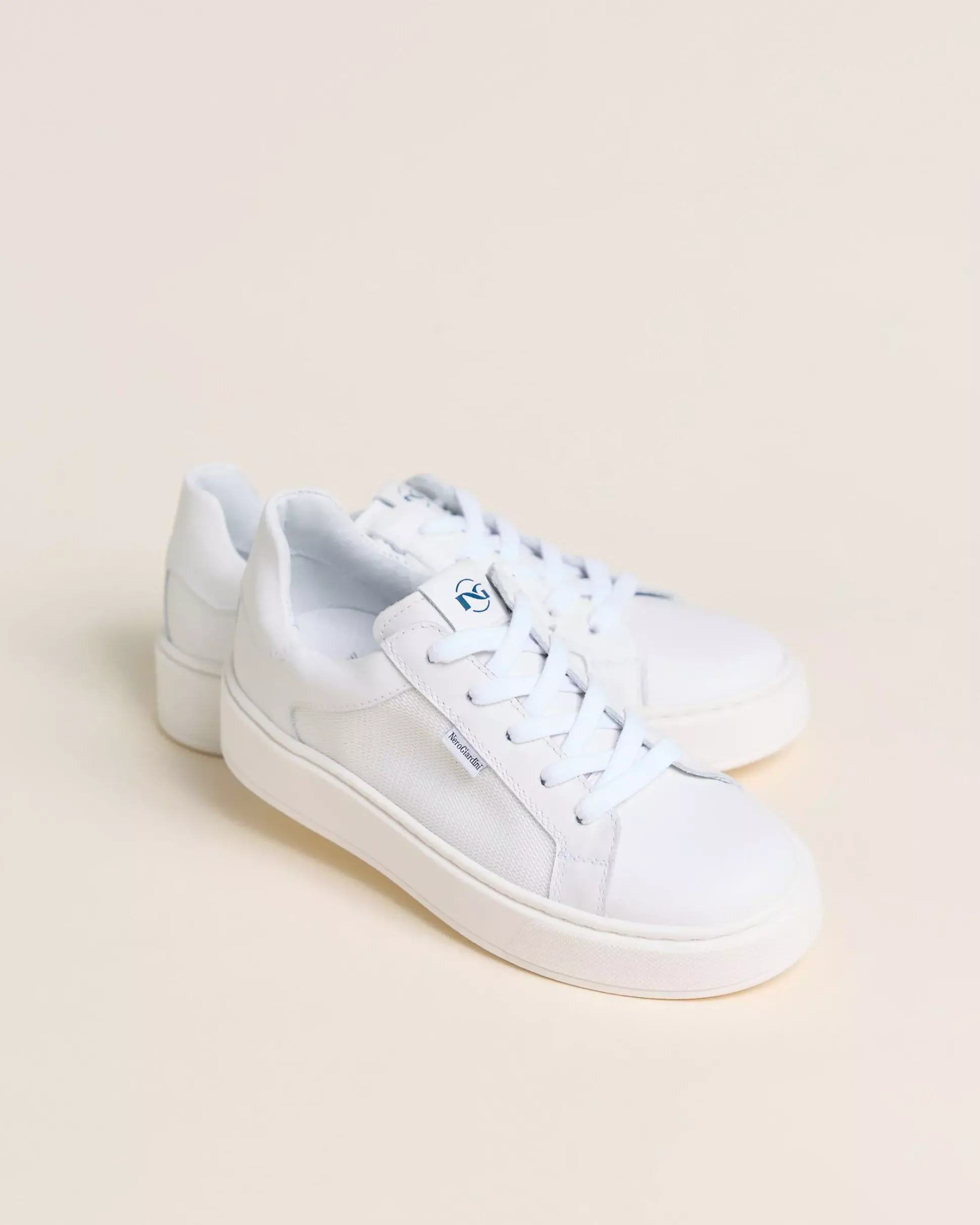 Sneakers Teen da Ragazzo in Pelle e Tela